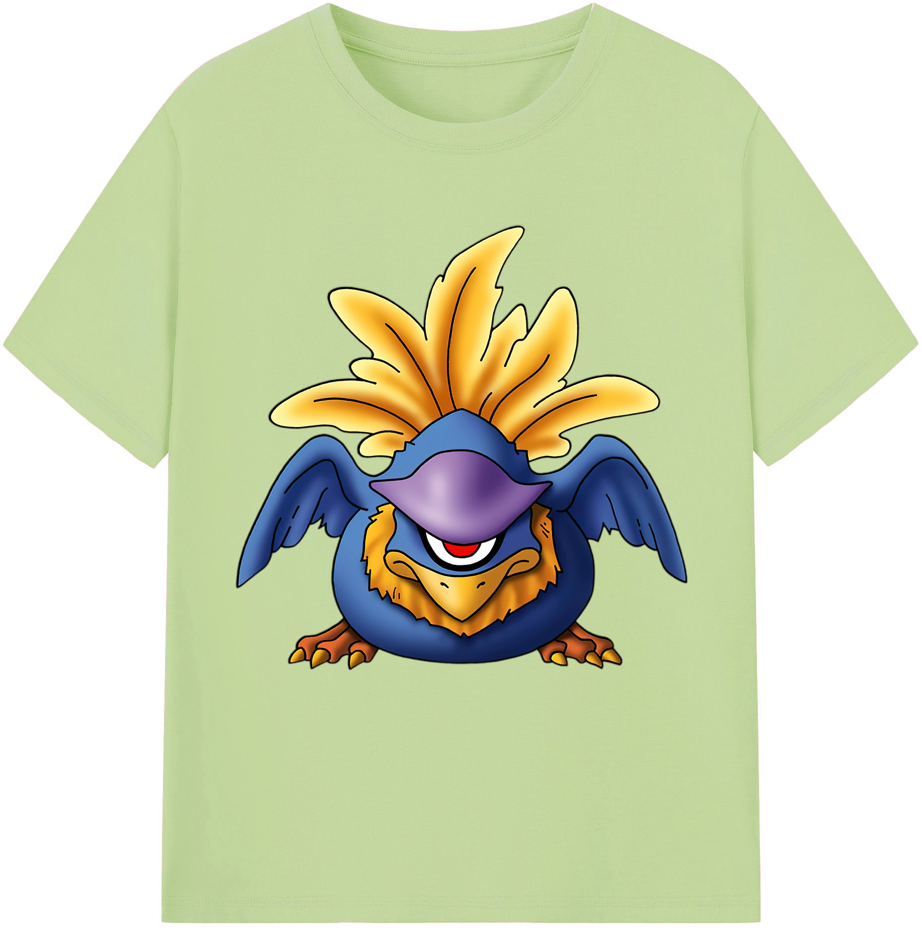 （画像用） ドラゴンクエスト Doragon Kuesuto Dragon Quest 綿100％半袖Tシャツ（フロントプリント）
